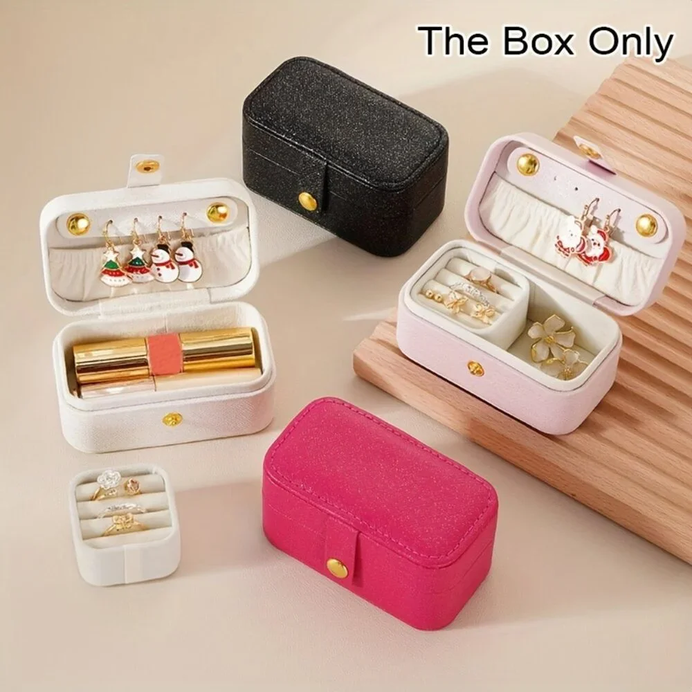 1pc Portable Jewelry Organizer Jewelry Box For Rings, Pendants, Earrings